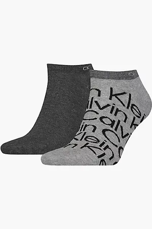 Calvin Klein 2 Pack Logo Ankle Socks - - - Men - 39-42