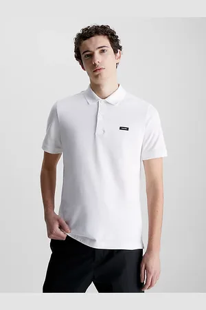 Calvin Klein Slim stretch piqué poloshirt