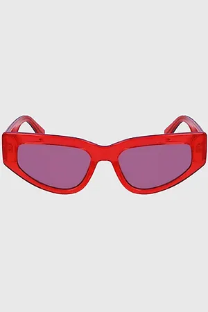 Calvin Klein Cat Eye zonnebril CKJ23603S