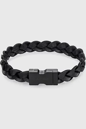 Calvin Klein Gevlochten leren armband