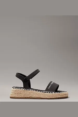 Calvin Klein Espadrille sandalen voor kinderen met sleehak