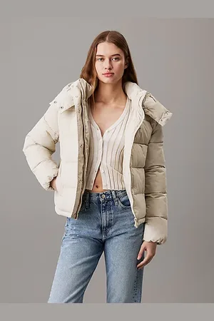 Calvin Klein Kort pufferjack met capuchon