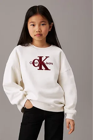 Calvin Klein Oversized fleece sweatshirt met logo