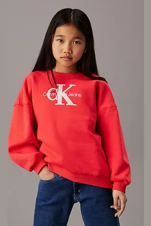 Calvin Klein Oversized fleece sweatshirt met logo