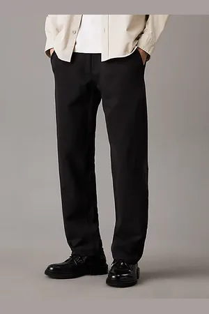 Calvin Klein Twill joggingbroek van katoenmix