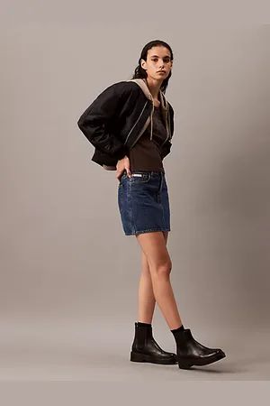 Calvin Klein High Rise denim minirok