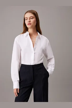 Calvin Klein Poplinkatoenen overhemd