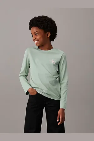 Calvin Klein T-shirt met lange mouwen voor kinderen