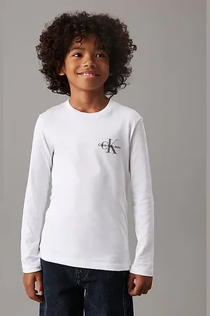 Calvin Klein T-shirt met lange mouwen voor kinderen