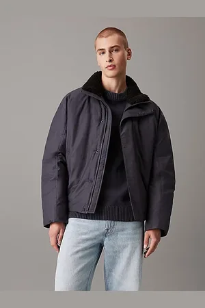 Calvin Klein Gewatteerd jack van katoen nylon