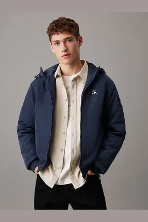 Calvin Klein Gewatteerd Nylon Jack met Capuchon