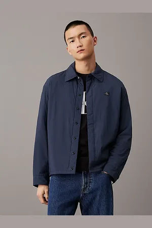 Calvin Klein Relaxed gewatteerd overhemdjack