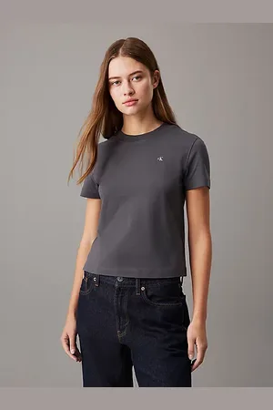 Calvin Klein Relaxed T-shirt met print achterkant