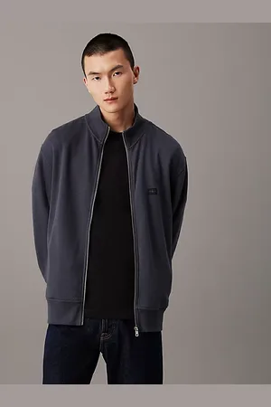 Calvin Klein Vest van wafelkatoen met rits