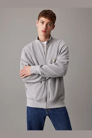 Calvin Klein Vest van wafelkatoen met rits