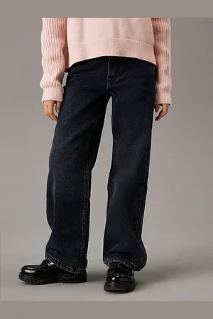 Calvin Klein High Rise Wide Leg Jeans