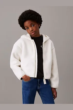 Calvin Klein Teddy hoodie met rits