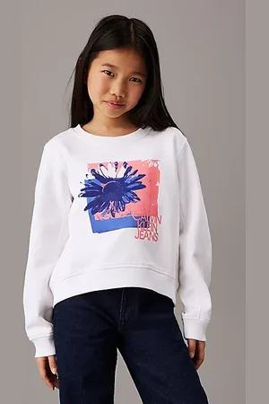 Calvin Klein Boxy sweatshirt met bloemafbeelding