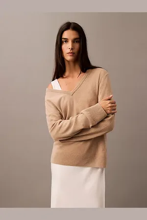 Calvin Klein Kasjmieren trui met V-hals