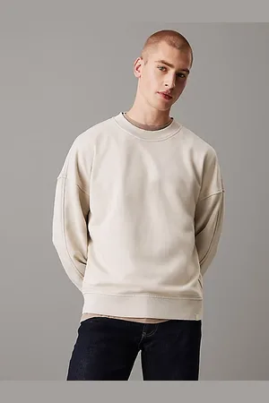 Calvin Klein Relaxed sweatshirt van gewassen katoen