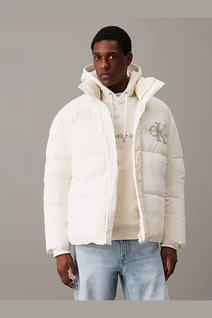 Calvin Klein Oversized chenille pufferjack met logo