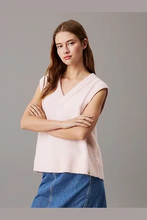 Calvin Klein Relaxed gilet van wolmix