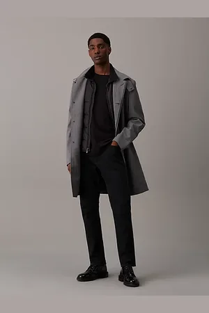 Calvin Klein Car coat van wolmix