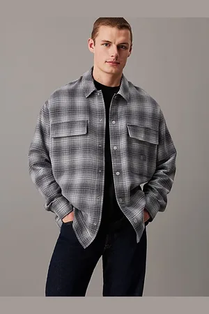 Calvin Klein Oversized geruit shirtjack