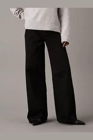 Calvin Klein High Rise Wide Leg Jeans