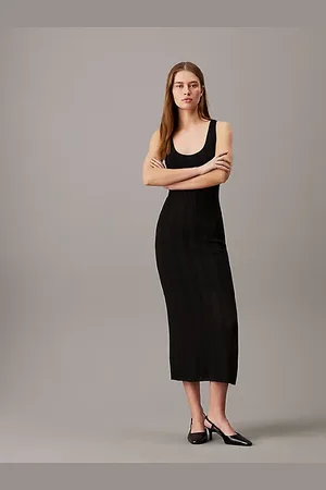 Calvin Klein Slanke kanten tankjurk