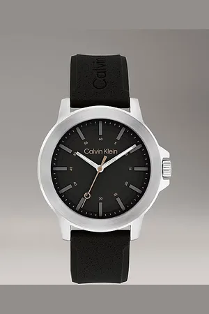 Calvin Klein Monogram logo mesh armband horloge