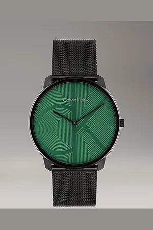 Calvin Klein Monogram logo mesh armband horloge