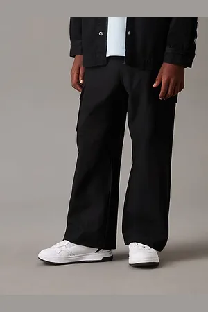 Calvin Klein Skater joggingbroek met wijde pijpen