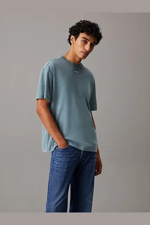 Calvin Klein Relaxed T-shirt van interlock katoen