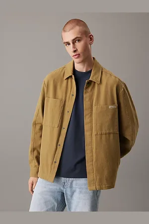 Calvin Klein Relaxte flannellen shirtjasje