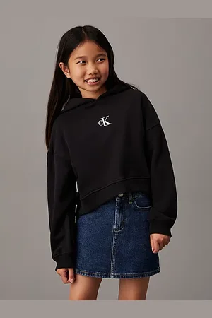 Calvin Klein Vierkante hoodie met logo