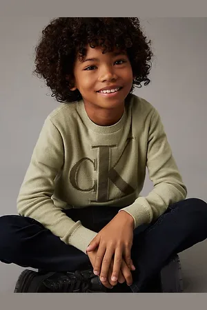 Calvin Klein Relaxte trui met logo