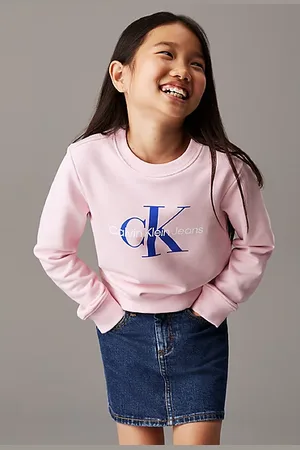 Calvin Klein Sweatshirt met logo voor kinderen