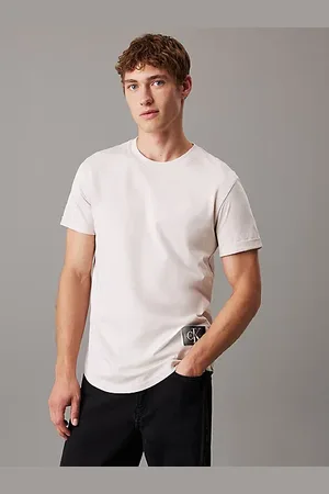 Calvin Klein T-shirt van katoen met embleem