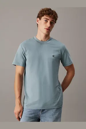 Calvin Klein T-shirt met monogram van zware jersey