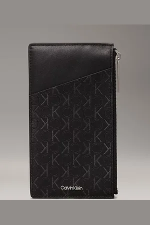 Calvin Klein Leren portemonnee voor telefoon met logo