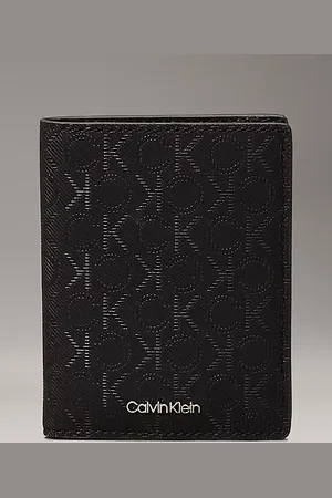 Calvin Klein Leren bifold portemonnee met logo
