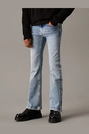 Calvin Klein Mid Rise Flared Jeans