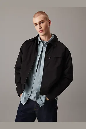 Calvin Klein Twillkatoenen jack met rits