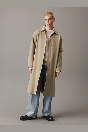 Calvin Klein Mac Jas van Katoen en Nylon