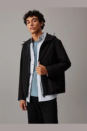 Calvin Klein Jack met capuchon van technisch twill