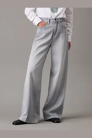 Calvin Klein High Rise Wide Leg Jeans