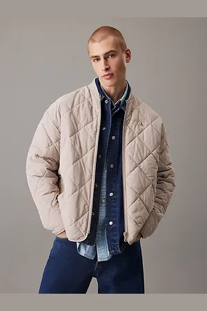 Calvin Klein Doorgestikt nylon jack