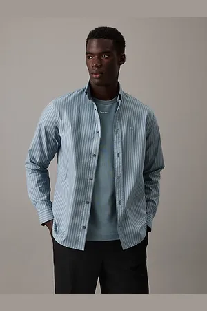 Calvin Klein Gestreept Oxford overhemd