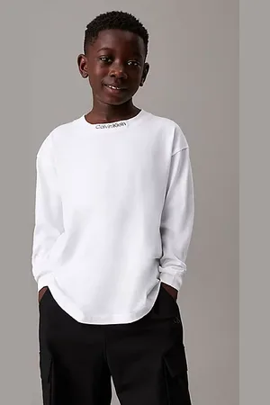 Calvin Klein Relaxed T-shirt met lange mouwen